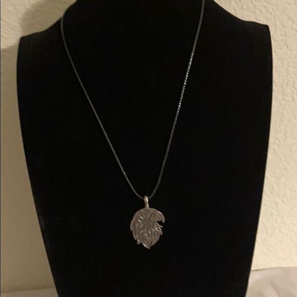 Boho Celtic Eagle Cord Necklace - Picture 1 of 4